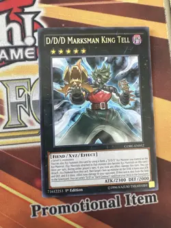 D/D/D Marksman King Tell CORE-EN052 - Near Mint NM - Rare - 1st Edition Yugioh - Image 1