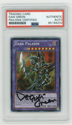 PSA Signed Dan Green Dark Paladin 1st Edition LCYW-EN048 Legendary Collection - Image 1