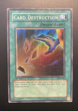 Yu-Gi-Oh! Card Destruction Starter Deck Yugi SDY-042 1st Edition Super Rare LP - Image 1