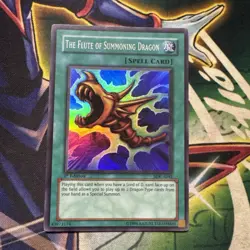 Yugioh! The Flute of Summoning Dragon SDK-A042 Super Rare 1st Edition LP - Image 1