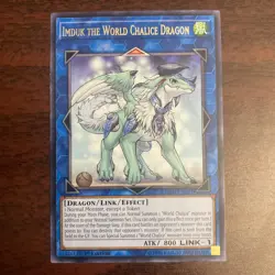 Imduk the World Chalice Dragon - COTD-EN047 - NM- Rare - 1st ed - Yugioh - Image 1