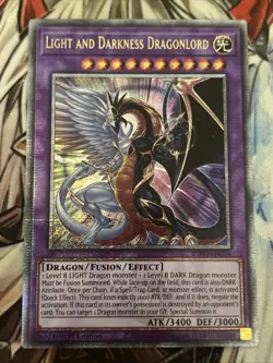 YUGIOH LIGHT AND DARKNESS DRAGONLORD CENTURY SECRET RARE INFO-EN034 - Image 1