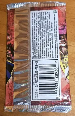 Yugioh Pharaohs Servant Sealed Booster Pack Original Vintage Square Logo 9pc - Image 4