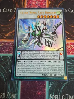 Yu-Gi-Oh! Clear Wing Fast Dragon DUDE-EN011 Ultra Rare 1st Edition Near Mint - Image 1