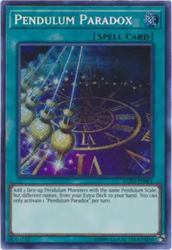 Pendulum Paradox - EXFO-EN061 - Secret Rare - Unlimited Edition - Near Mint - Image 1