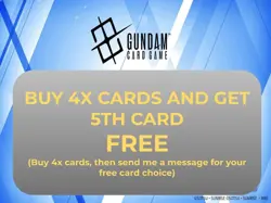 OFFER! GUNDAM TCG CARD GAME - GD01 NEWTYPE RISING C / U SINGLE CARDS - Image 1