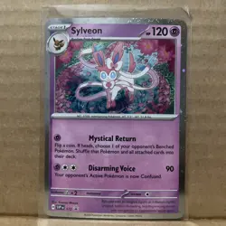 Sylveon - 2025 Pokemon Holo Prismatic Evolutions Black Star Promo Card SVP 172 - Image 1