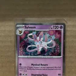 Sylveon - 2025 Pokemon Holo Prismatic Evolutions Black Star Promo Card SVP 172 - Image 2