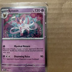 Sylveon - 2025 Pokemon Holo Prismatic Evolutions Black Star Promo Card SVP 172 - Image 4