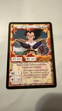Ani-Mayhem Dragon Ball Z: Vegeta 1997 Trading Card - Image 1