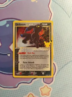 Pokemon card TCG Umbreon Gold Star Celebrations 17/17 Classic Collection eng NM - Image 1