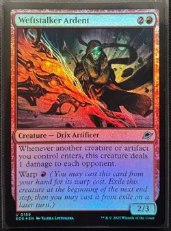 MTG Edge Of Eternities Weftstalker Ardent Foil (Uncommon) - Image 1
