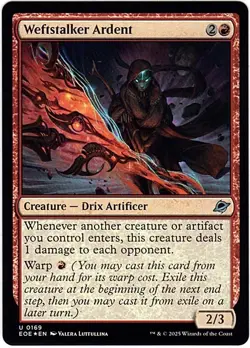 MTG Edge Of Eternities Weftstalker Ardent Foil (Uncommon) - Image 2