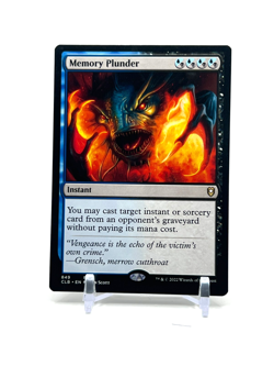 Memory Plunder - #849 - Commander Legends: Baldur's Gate CLB MTG Magic - Image 1