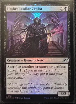 MTG Edge Of Eternities Umbral Collar Zealot Foil (Uncommon) - Image 1