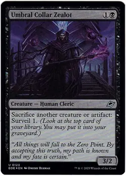 MTG Edge Of Eternities Umbral Collar Zealot Foil (Uncommon) - Image 2