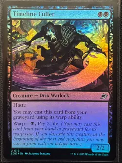 MTG Edge Of Eternities Timeline Culler Foil (Uncommon) - Image 1