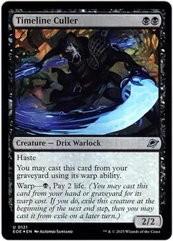 MTG Edge Of Eternities Timeline Culler Foil (Uncommon) - Image 2