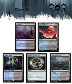 5x (1/ea) - DIMIR Commander Land & Artifact Lot - Mixed Sets B - NM MTG - Image 1