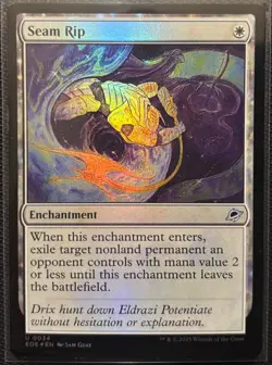 MTG Edge Of Eternities Seam Rip Foil (Uncommon) - Image 1