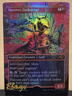MTG Artist Proof AP / Hazoret, Godseeker 9/50 borderless English - Image 2