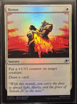 MTG Edge Of Eternities Honor Foil (Uncommon) - Image 1