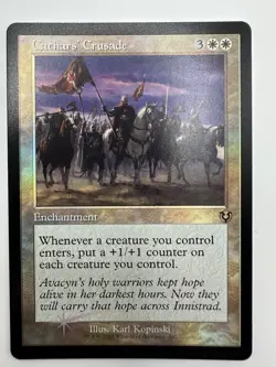 MTG TCG Cathars' Crusade (Retro Frame) Innistrad Remastered Foil - Image 1