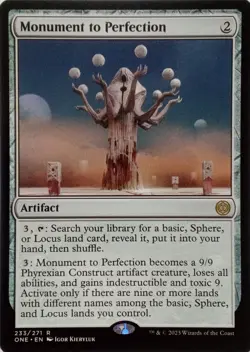 233/271 MONUMENT TO PERFECTION RARE PHYREXIA: ALL WILL BE ONE MTG CARD - Image 1