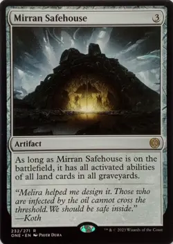 232/271 MIRRAN SAFEHOUSE RARE PHYREXIA: ALL WILL BE ONE MTG CARD - Image 1