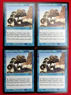 MTG 4X Unnatural Selection X4 Apocalypse Magic - LP/NM - Image 1