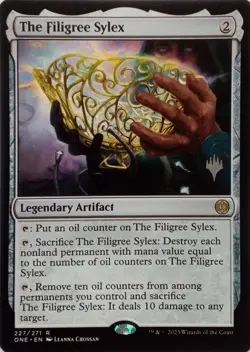 227/271 THE FILIGREE SYLEX RARE PHYREXIA: ALL WILL BE ONE MTG CARD - Image 1