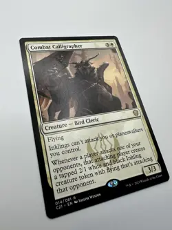 MTG TCG Combat Calligrapher Commander 2021 Regular - Image 3