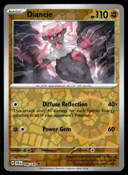DIANCIE [FOIL] - 086/131 - STELLAR CROWN SCR POKEMON REVERSE - NM - Image 1