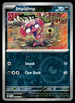 IMPIDIMP [FOIL] - 094/131 - STELLAR CROWN SCR POKEMON REVERSE - NM - Image 1