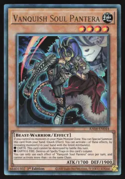 Vanquish Soul Pantera - RA04-EN044 - Ultimate Rare - 1st Edition Yugioh - Image 1