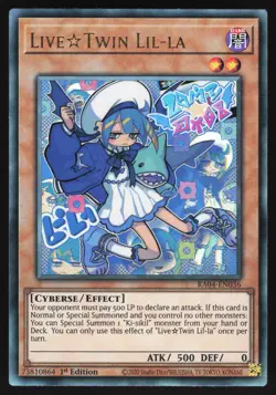 Live Twin Lil-la - RA04-EN036 - Ultimate Rare - 1st Edition Yugioh - Image 1
