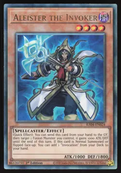 Aleister the Invoker ALT ART - RA04-EN024 - Ultimate Rare - 1st Edition Yugioh - Image 1