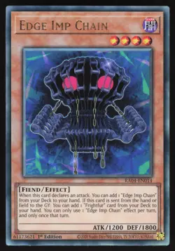 Edge Imp Chain - RA04-EN014 - Ultimate Rare - 1st Edition Yugioh - Image 1
