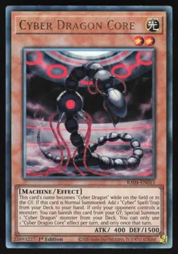 Cyber Dragon Core - RA04-EN013 - Ultimate Rare - 1st Edition Yugioh - Image 1
