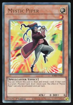 Mystic Piper - RA04-EN005 - Ultimate Rare - 1st Edition Yugioh - Image 1