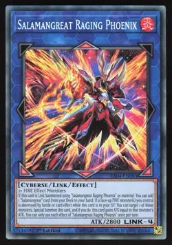 Salamangreat Raging Phoenix - RA04-EN083 - Collector's Rare - 1st Edition Yugioh - Image 1