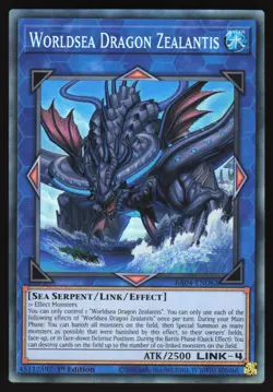 Worldsea Dragon Zealantis - RA04-EN082 - Collector's Rare - 1st Edition Yugioh - Image 1