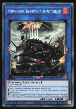 Amphibious Swarmship Amblowhale - RA04-EN077 - Collector's Rare - Yugioh - Image 1