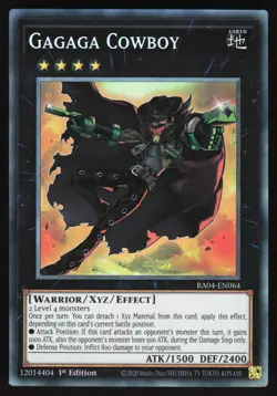 Gagaga Cowboy - RA04-EN064 - Collector's Rare - 1st Edition Yugioh - Image 1