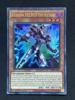 Yugioh Vision HERO Increase GFP2-EN057 Ultra Rare NM - Image 1