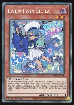 Live Twin Lil-la - RA04-EN036 - Collector's Rare - 1st Edition Yugioh - Image 1
