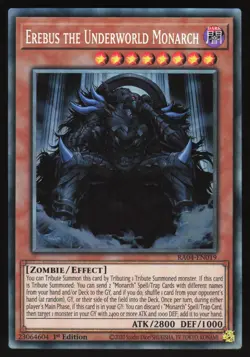 Erebus the Underworld Monarch - RA04-EN019 - Collector's Rare - Yugioh - Image 1