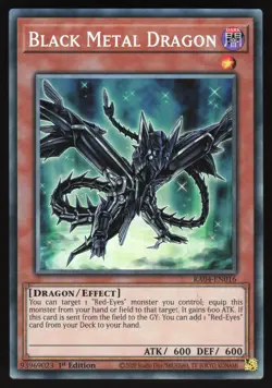 Black Metal Dragon - RA04-EN016 - Collector's Rare - 1st Edition Yugioh - Image 1