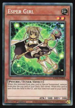 Esper Girl - RA04-EN006 - Collector's Rare - 1st Edition Yugioh - Image 1