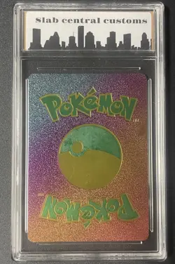 Pokemon Dark Gengar Fan art Metal Card Graded 10 Slab Central - Image 2